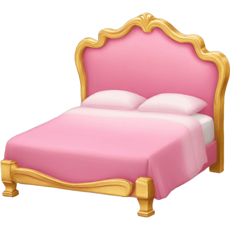 pink and gold bed emoji