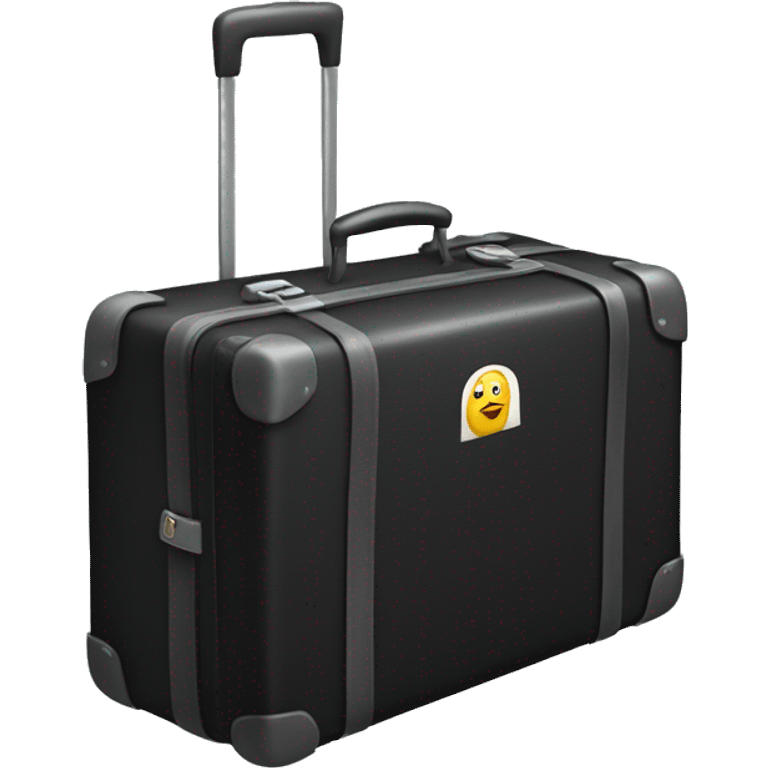 Black beis suitcase emoji