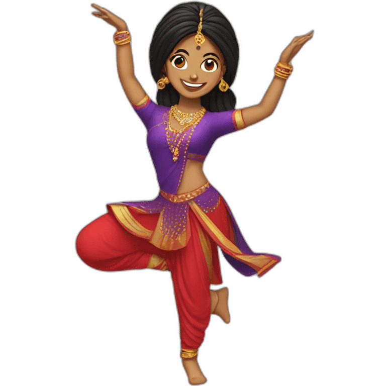 female bhangra dancer emoji