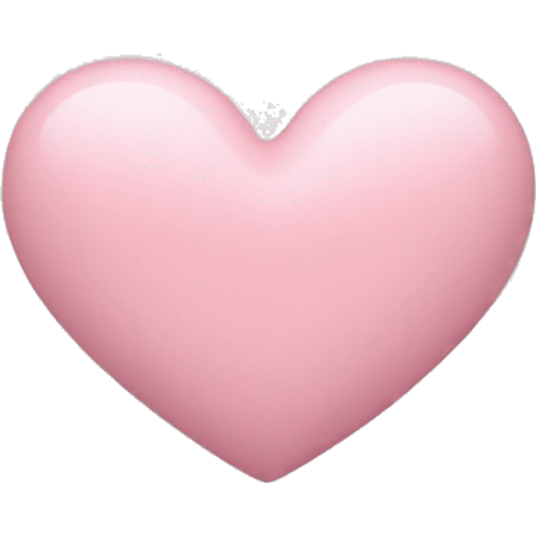 Pastel pink heart emoji