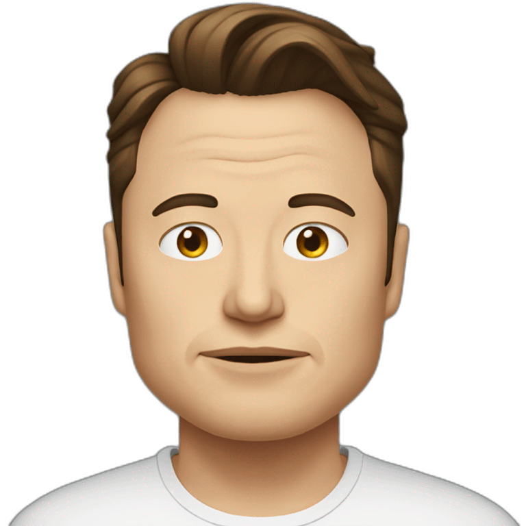 Elon Musk poor version emoji