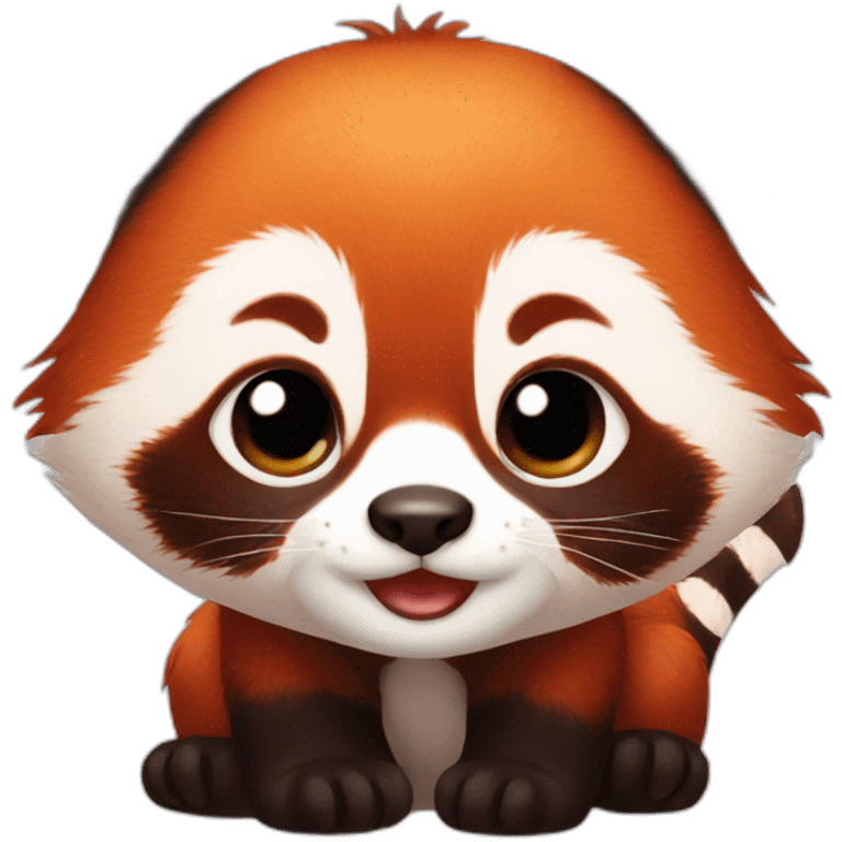 red panda baby emoji