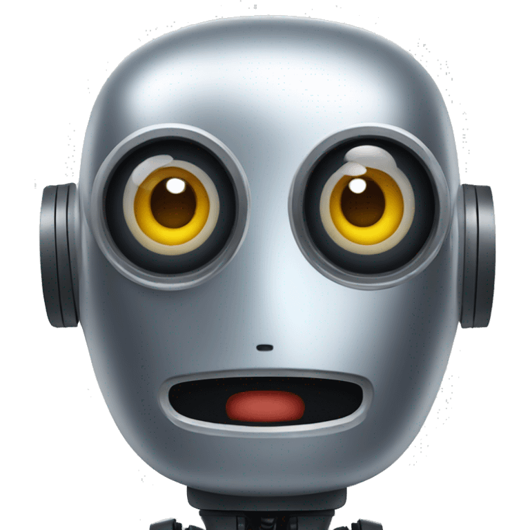 surprised robot emoji