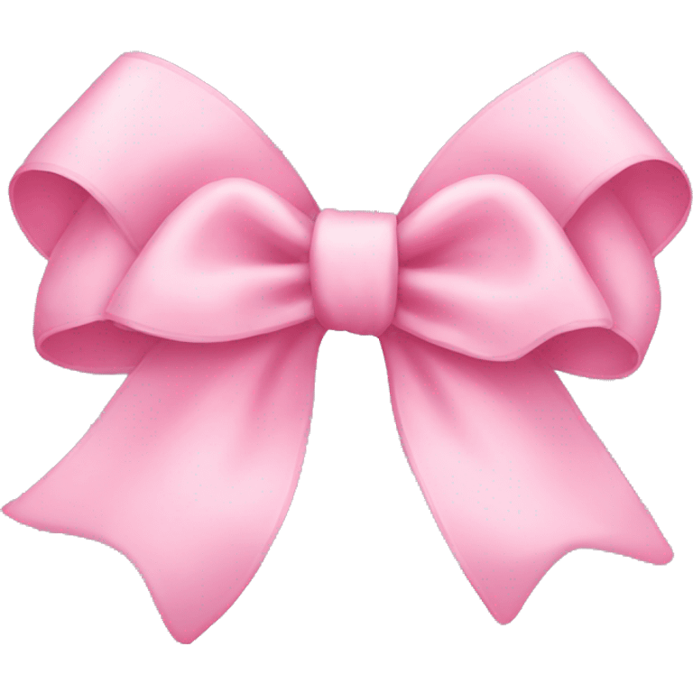 Baby pink bow  emoji