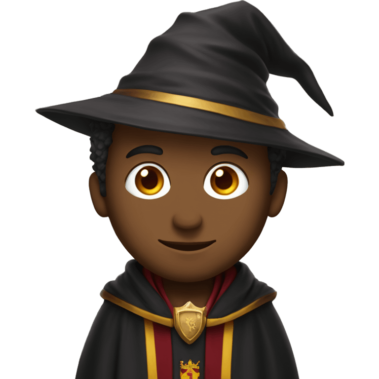 wizard wearing gryffindor robes emoji