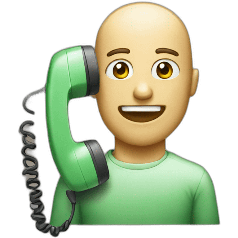 using telephone emoji