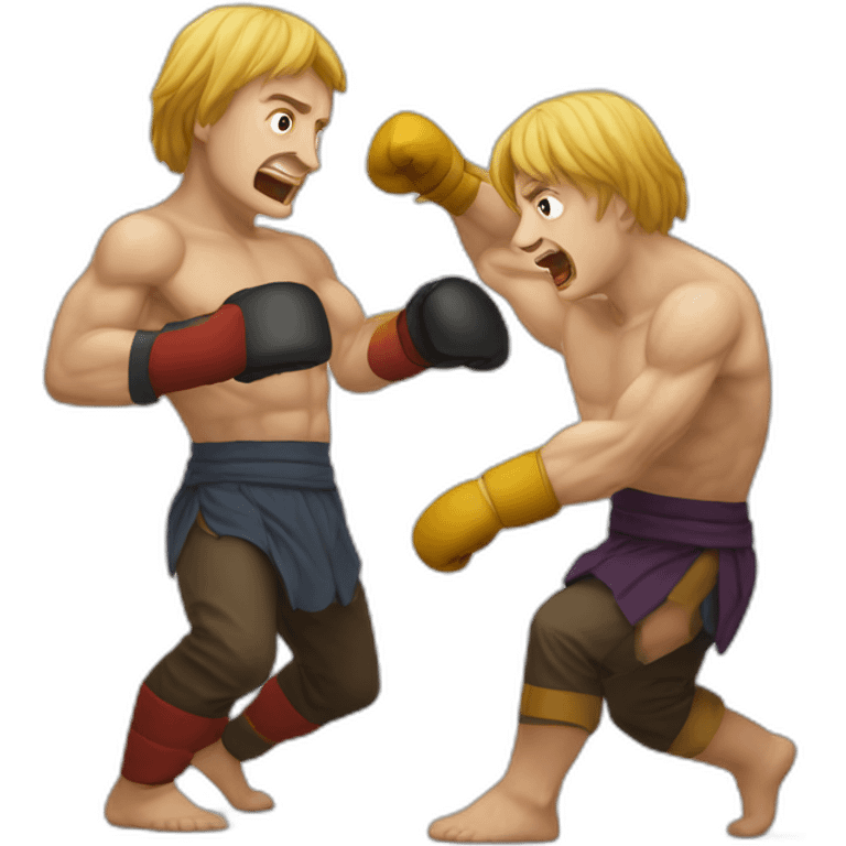 Mendeleïev fight enstein emoji