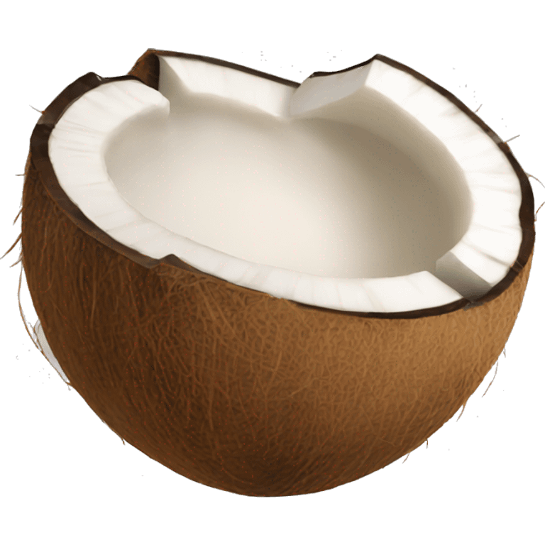 open coconut emoji