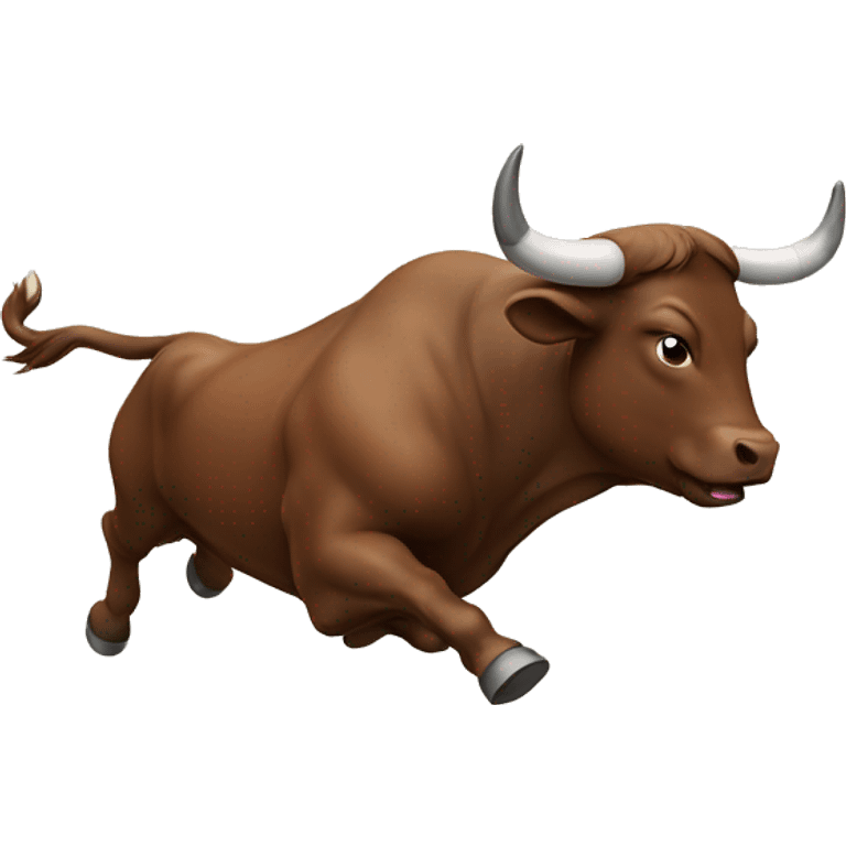 running bull emoji