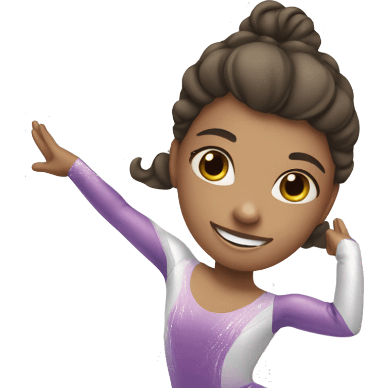 A Girl doing figure skating  emoji