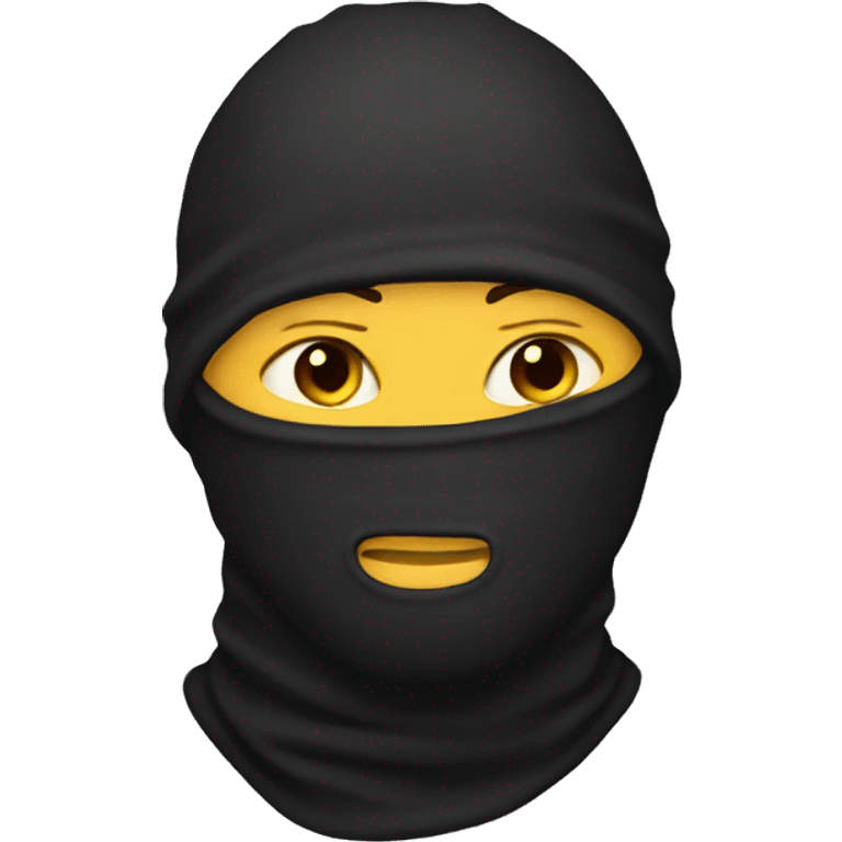 balaclava no cat emoji