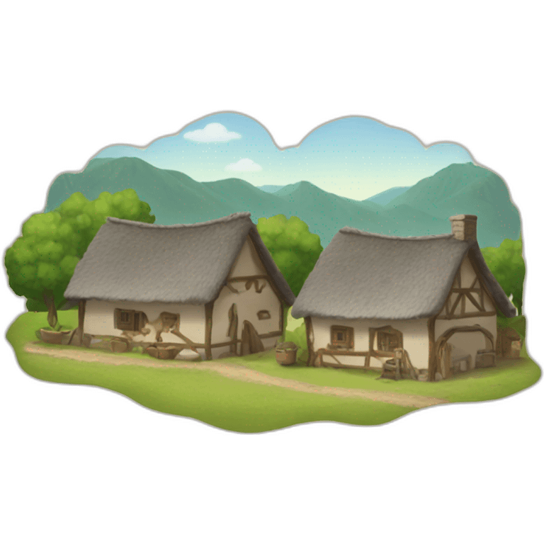 Village emoji