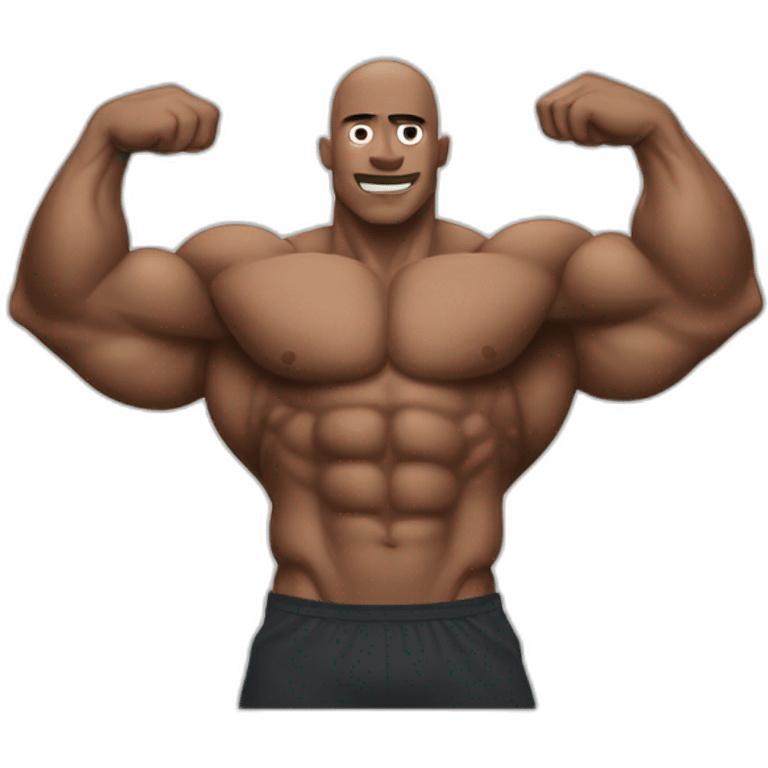 Bodybuilding arms emoji