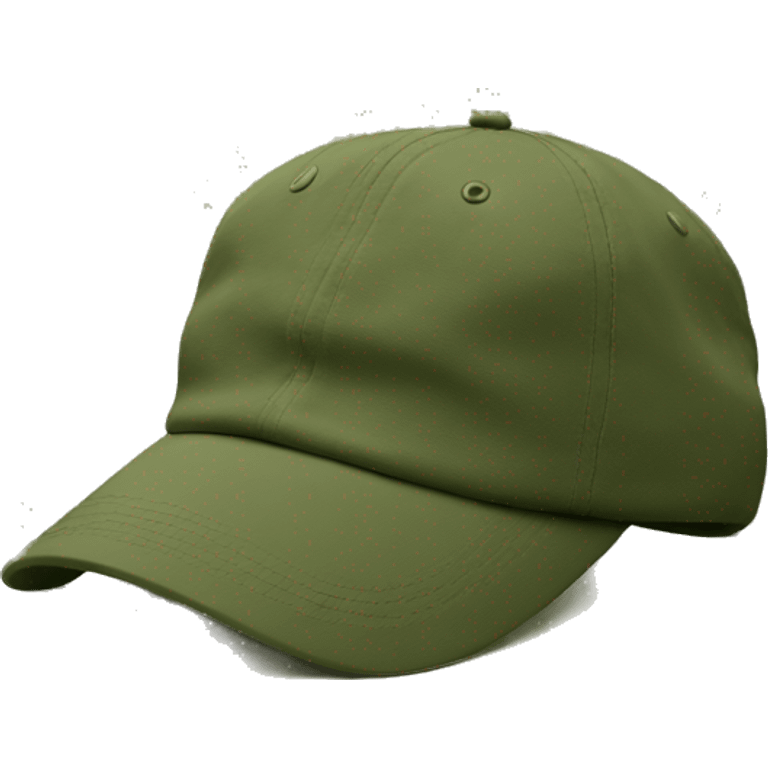 olive green dad cap emoji