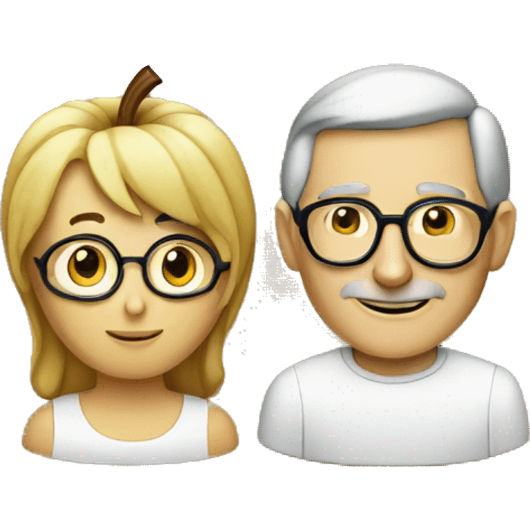 Apple and Steve Jobs emoji