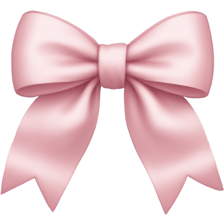 light pink bow emoji