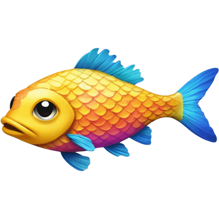 Fish with bikini  emoji