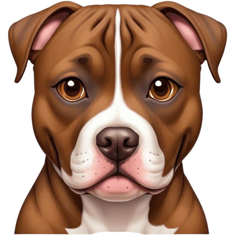 Pit bull mastiff brindle  emoji