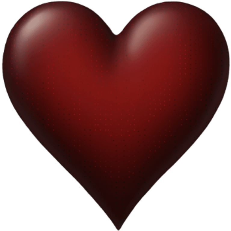 dark red heart emoji