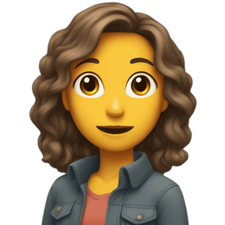 Maggie from love and rocketa emoji