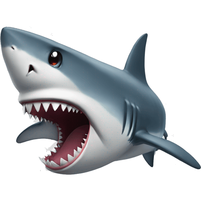 Shark is mad emoji