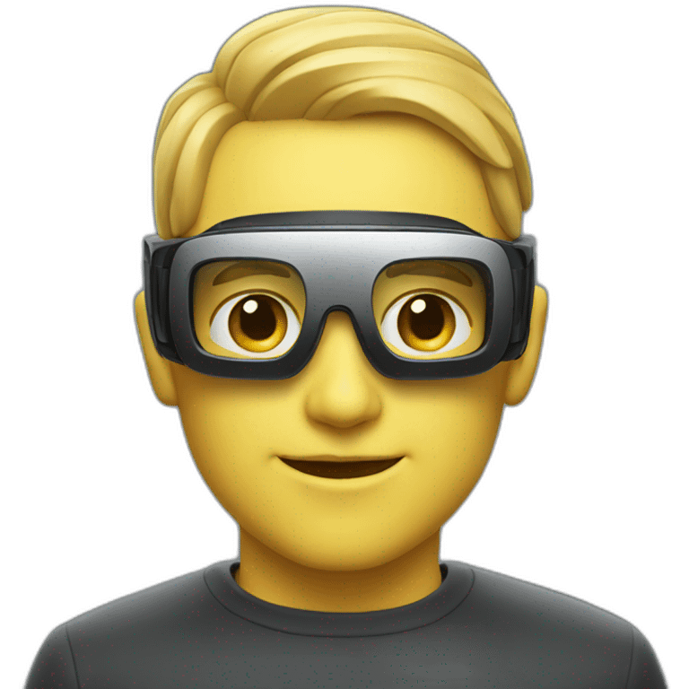 apple vision pro vr glasses emoji