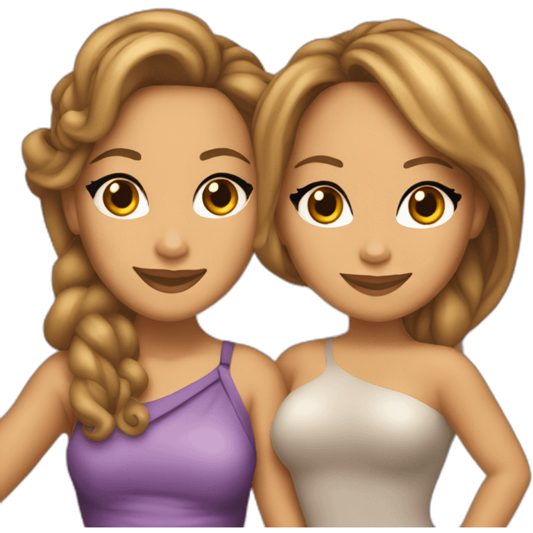 Jennifer Lopez and Mariah Carey emoji