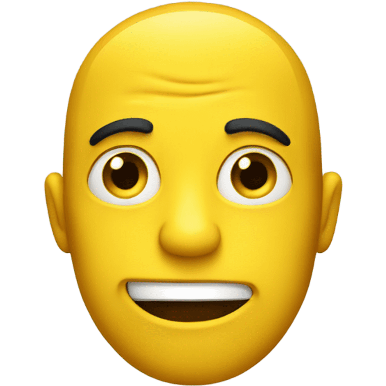 yellow guy side eyeing someone emoji