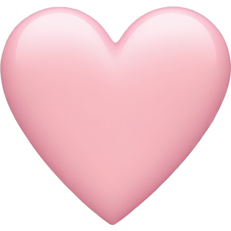 Pastel pink heart emoji