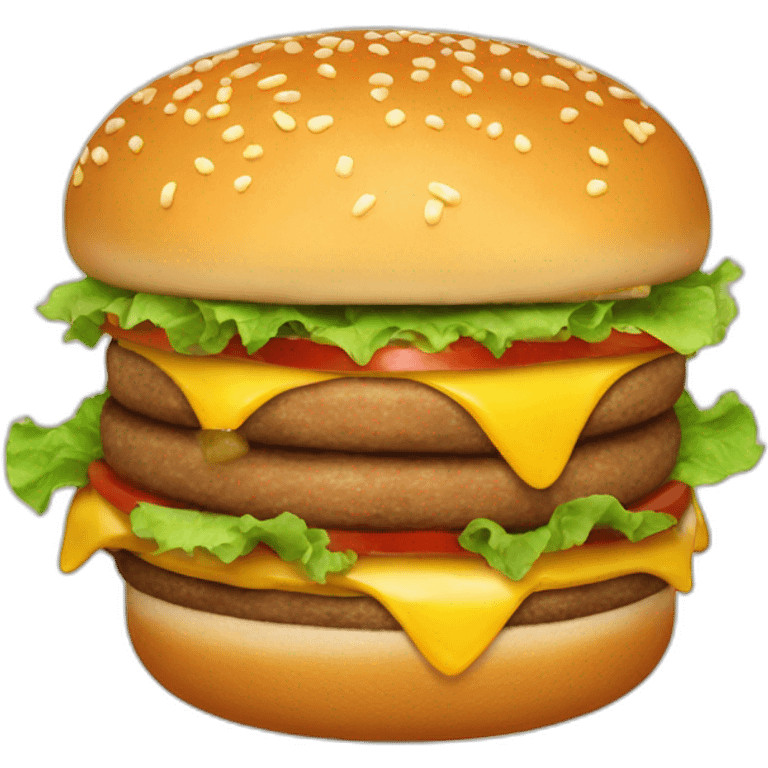 Donald trump as a hamburger emoji