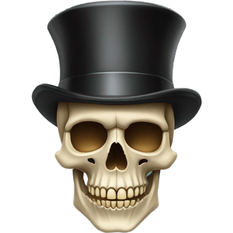 Skull with Tophat emoji