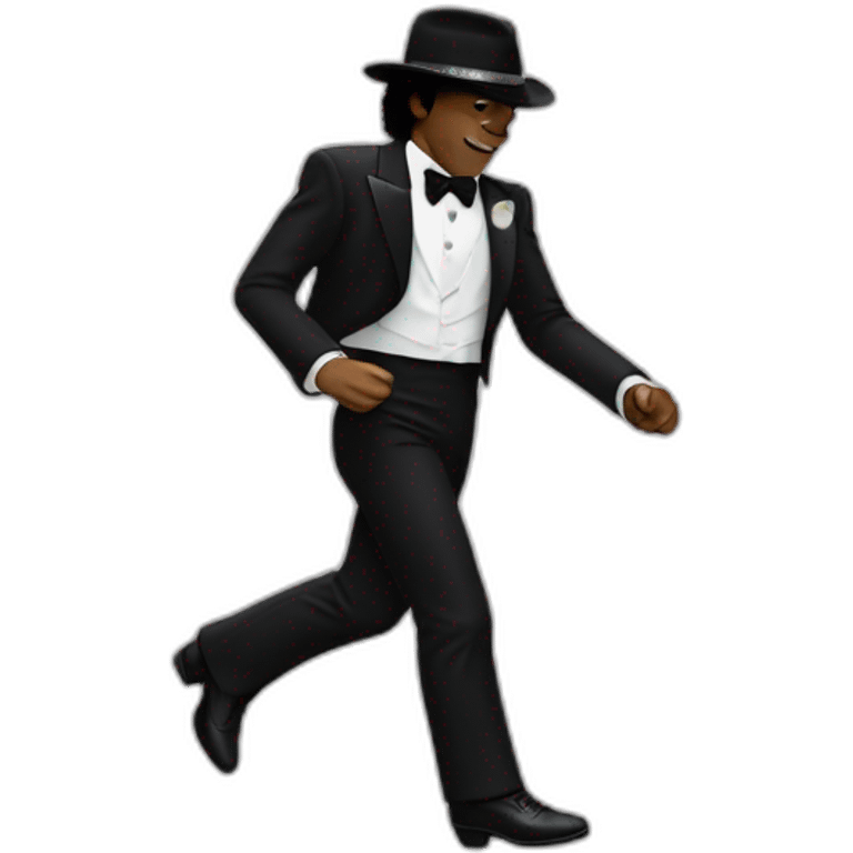 Mickael Jackson moonwalk emoji