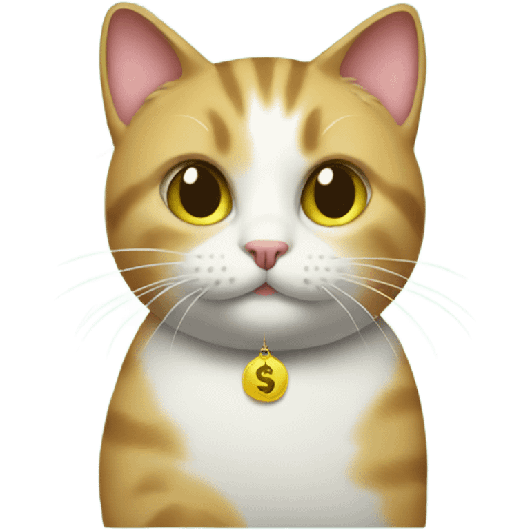 Cat with money  emoji