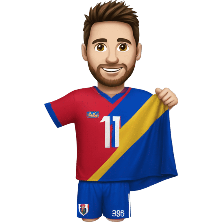 MESSI drapeau Haiti  emoji