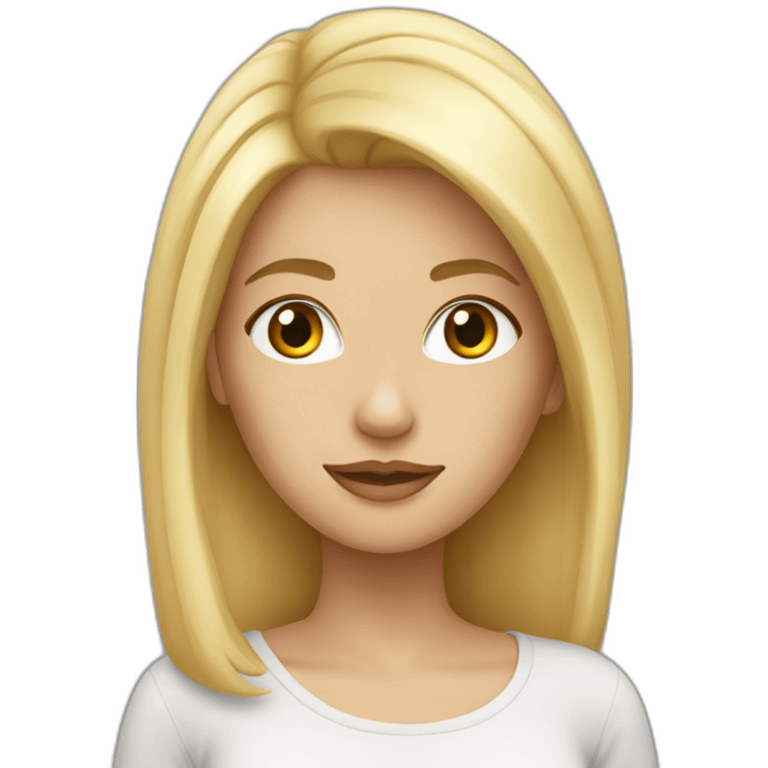 Une jolie blonde qui pète emoji