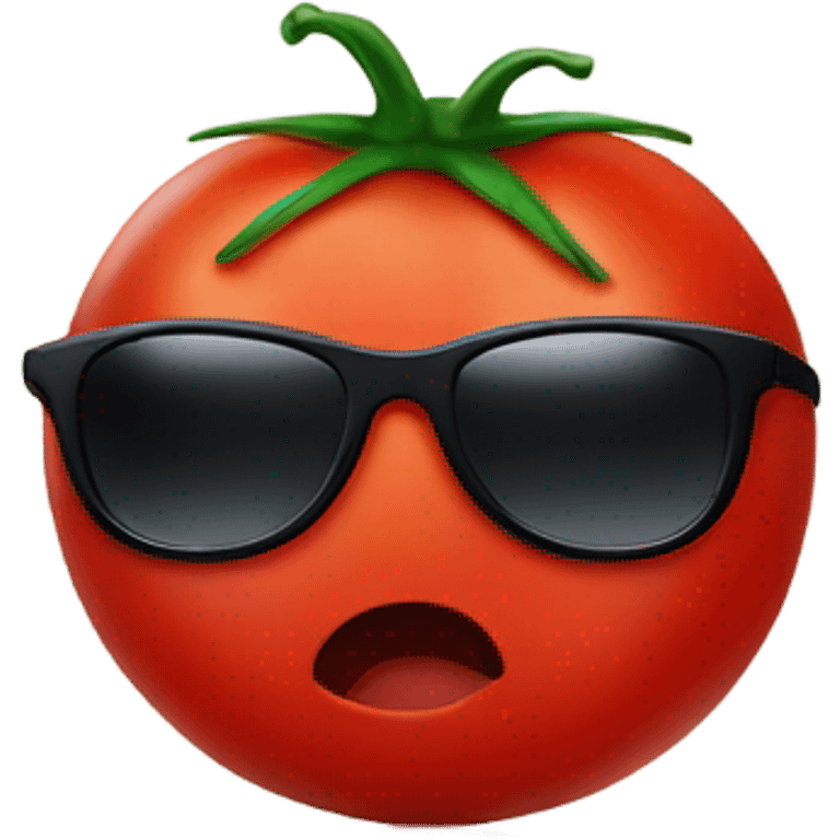 tomatoe with sunglasses emoji