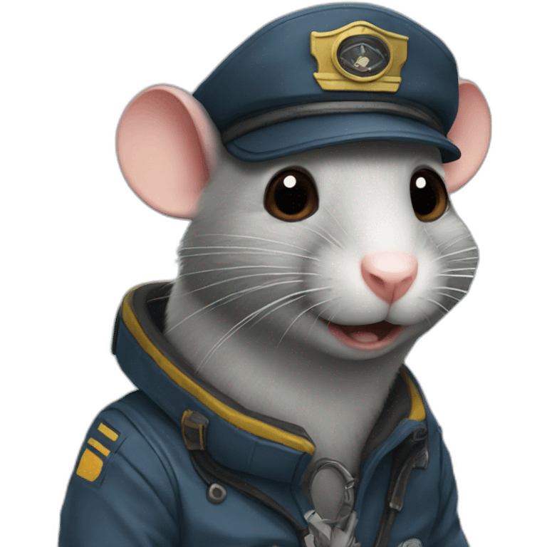 pilot rat emoji