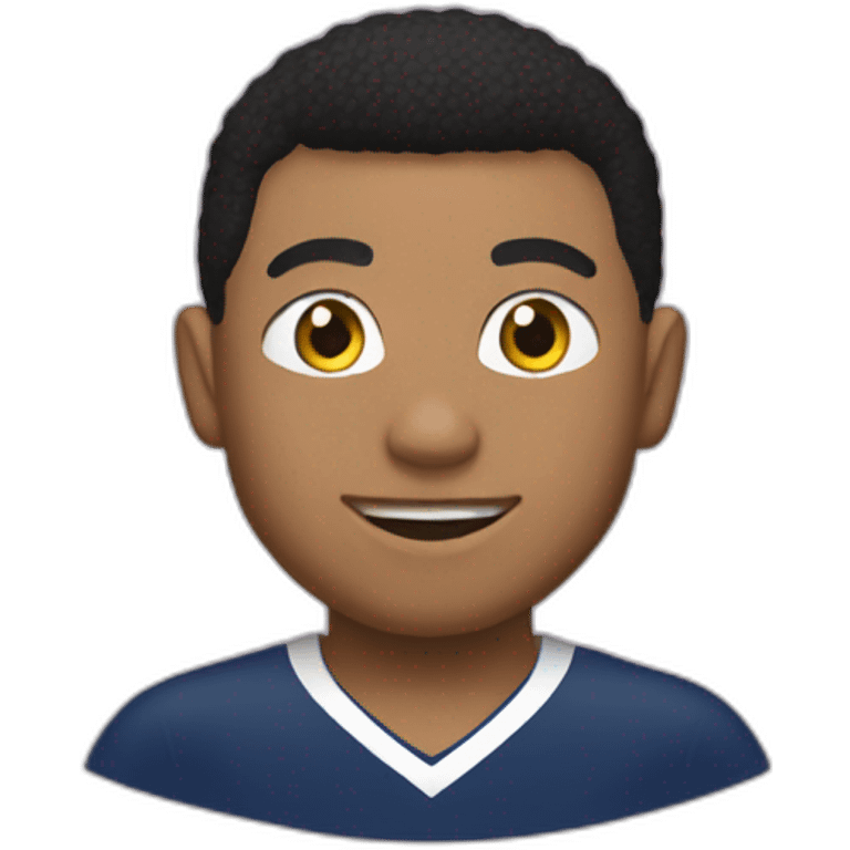 Mbappé émerveillé emoji