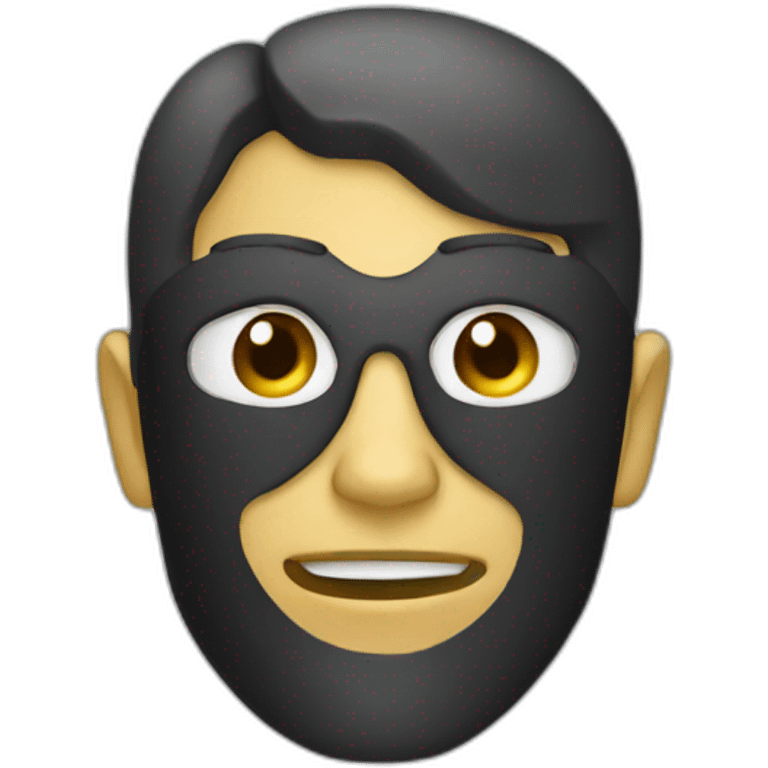 Mask man emoji