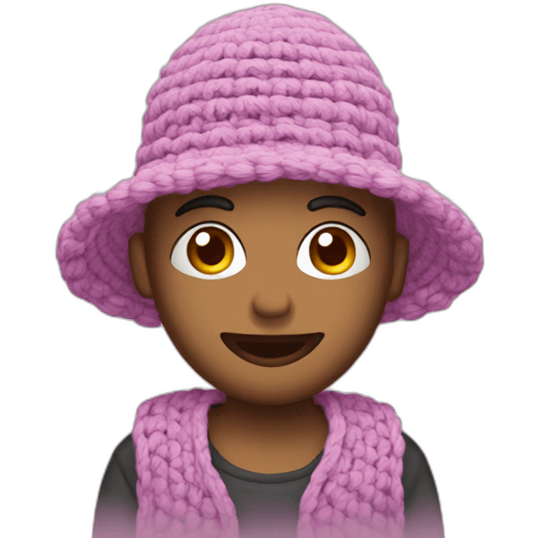 crochet hat emoji