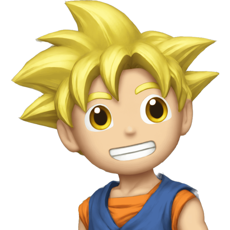 Goku with money emoji