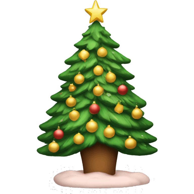 Aesthetic Christmas tree emoji