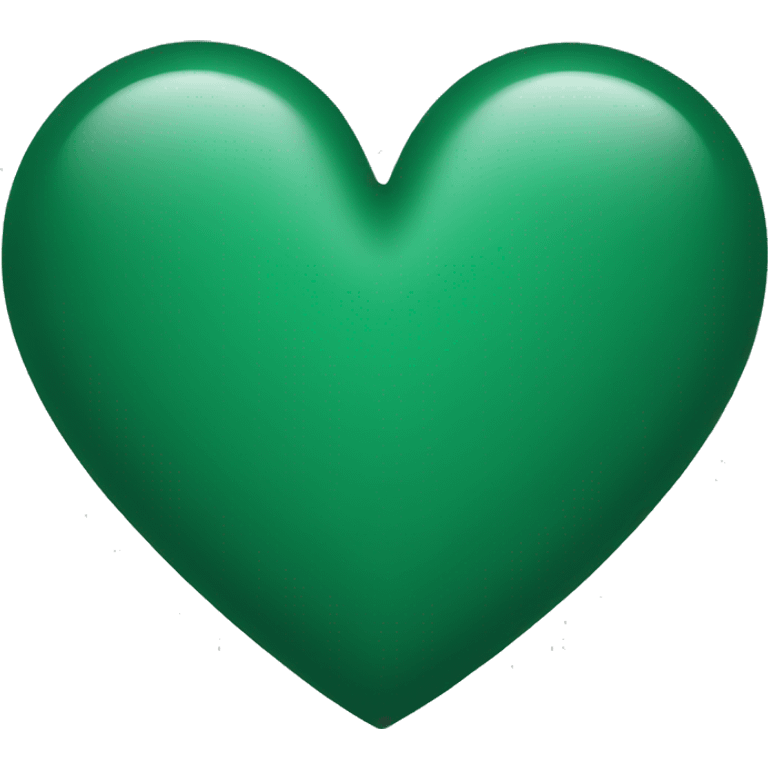 heart deep green color emoji