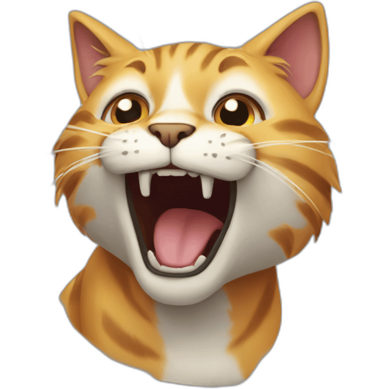 Cat roar  emoji