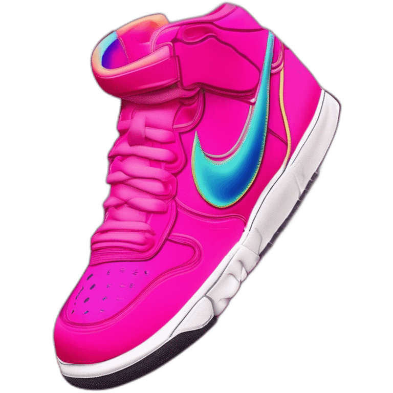 Nike pink emoji