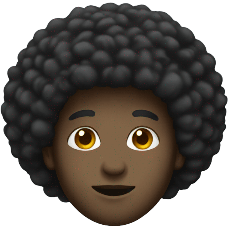 Afro emoji