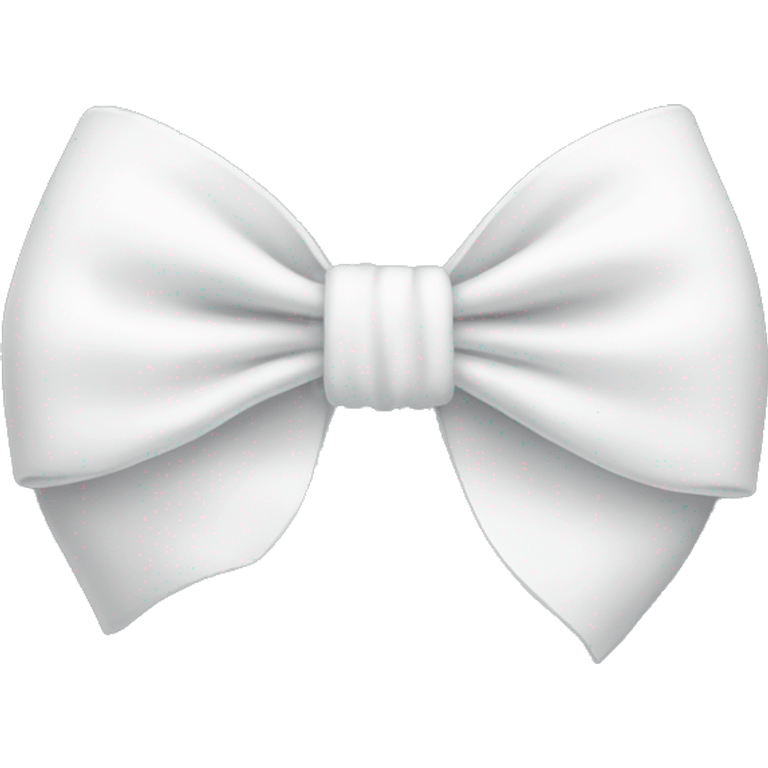 White bow  emoji