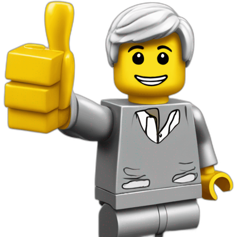 lego man thumbs up emoji