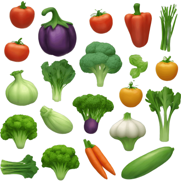 vegan product simple vegetables emoji