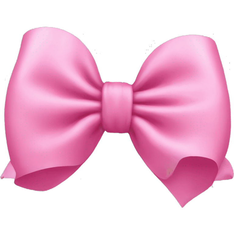 Couqette bow pink  emoji